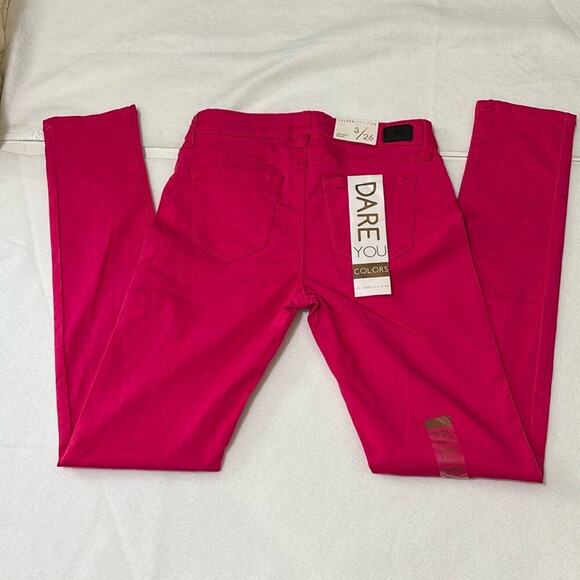 Celebrity Pink Jayden Skinny Pant Junior’s Size 3 Pink New Stretchy Colorful - Picture 4 of 8